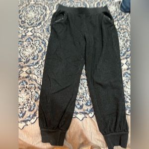 Ladies Medium Express Black Joggers with Beaded Pockets